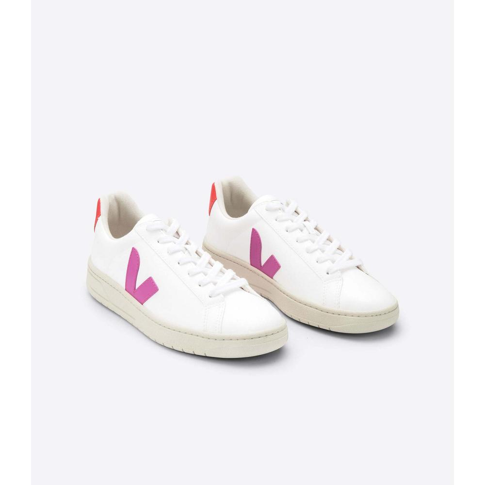 Veja URCA CWL Schoenen Dames White/Red | NL 571FDN